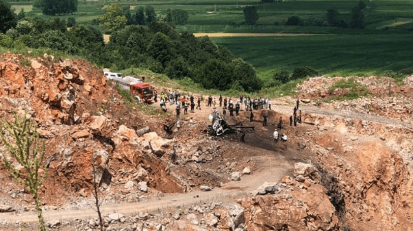 Sakarya'daki patlama bölgesinden görüntüler