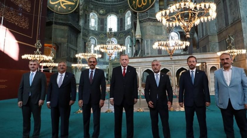 MHP Lideri Bahçeli ve Erdoğan Ayasofya Camiinde