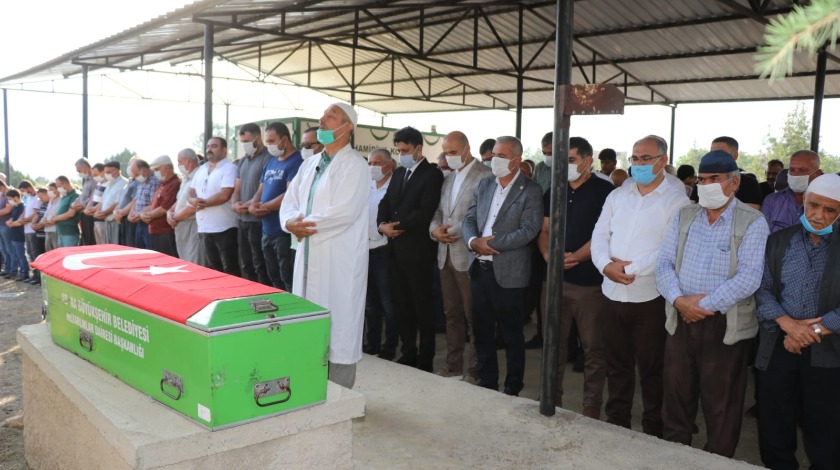 Kalp krizi geçiren Pozantı Ocak Başkanı Şaban Adıgüzel defnedildi