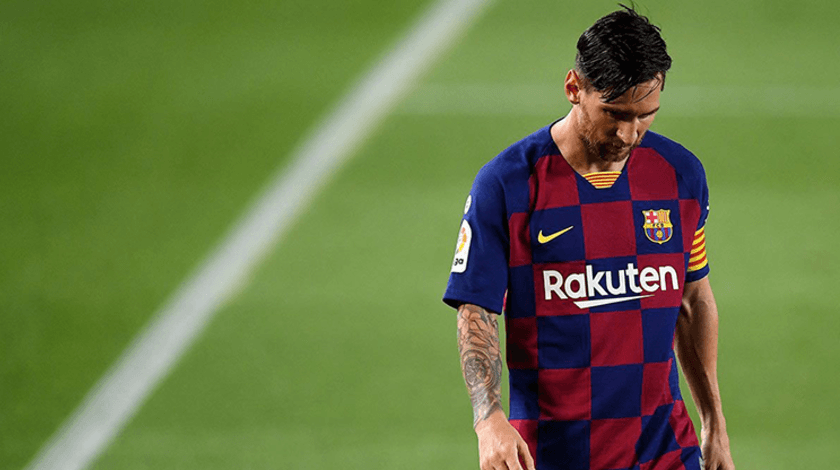 Messi, Barcelona'dan ayrılıyor