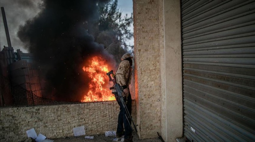 Libya'da Hafter milisleri ateşkesi yine ihlal etti