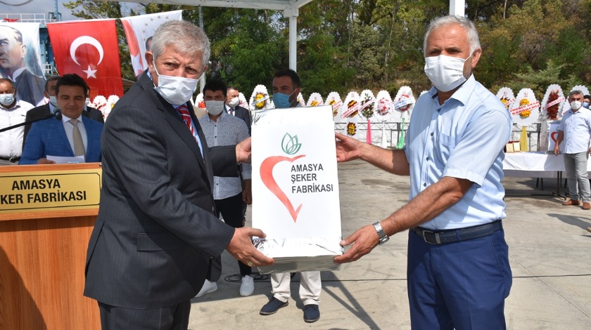 Başkan Sarı, Şeker fabrikasının açılış törenine katıldı