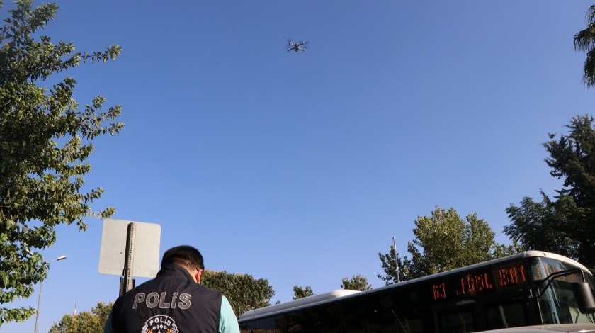 Drone tespit etti, polis cezayı kesti