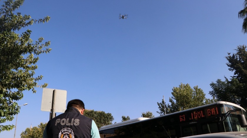 Drone tespit etti, polis cezayı kesti