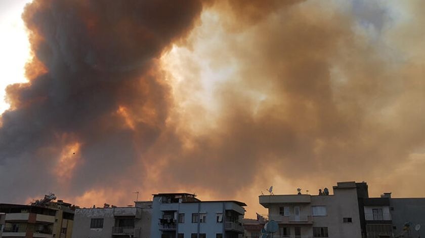 Söke'de panik: 50 ev tahliye edildi