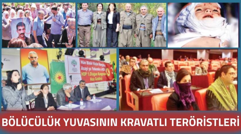 Bölücülük yuvasının kravatlı teröristleri