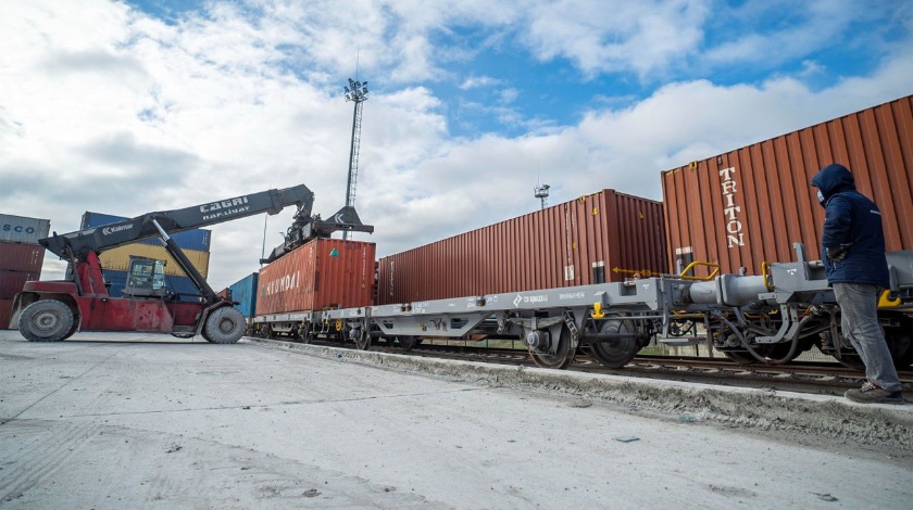 Türkiye'den Çin'e gidecek ikinci ihracat yük treni de yola çıktı