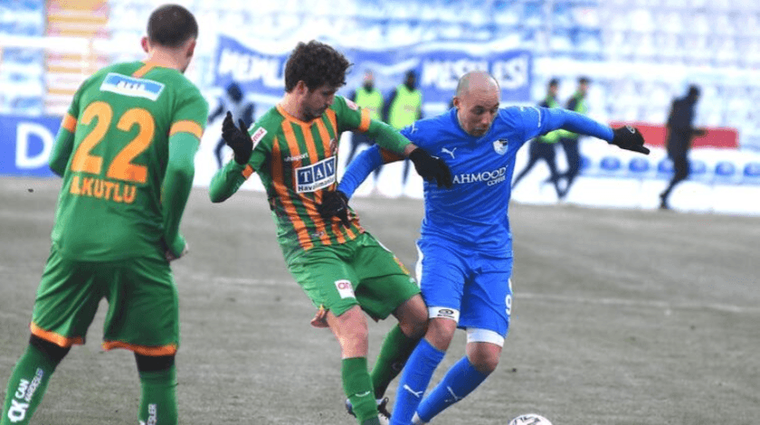 BB Erzurumspor ve Alanyaspor'dan beraberlik