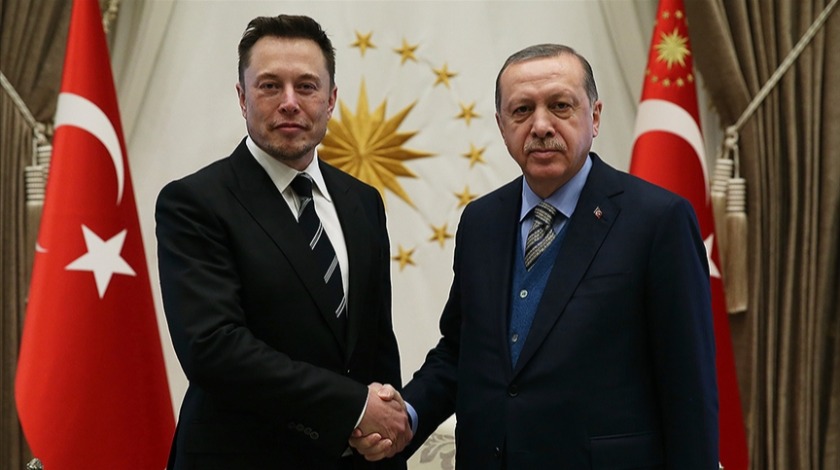 Erdoğan, Tesla Kurucusu Musk'la görüştü