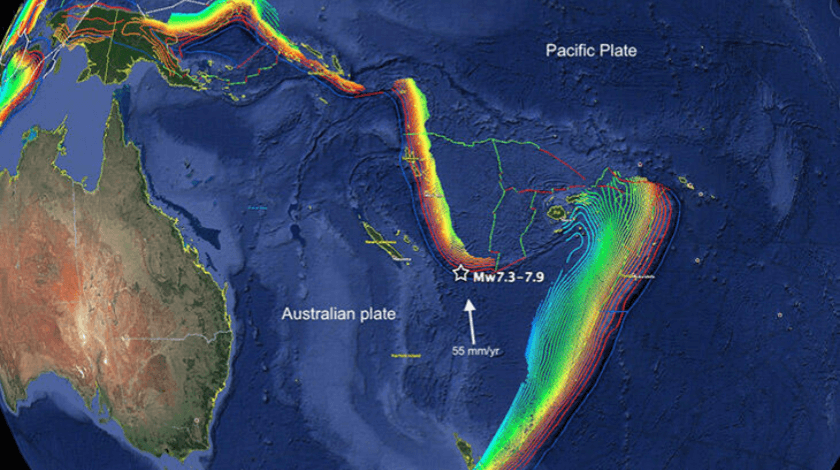 Yeni Kaledonya açıklarında 7.9 büyüklüğünde deprem