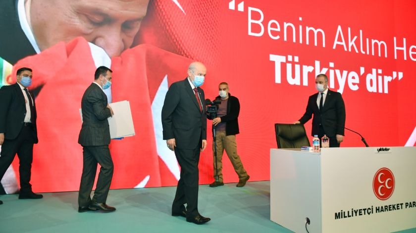 MHP Lideri Bahçeli, Genel Başkanlığa tekrar aday olduğunu açıkladı