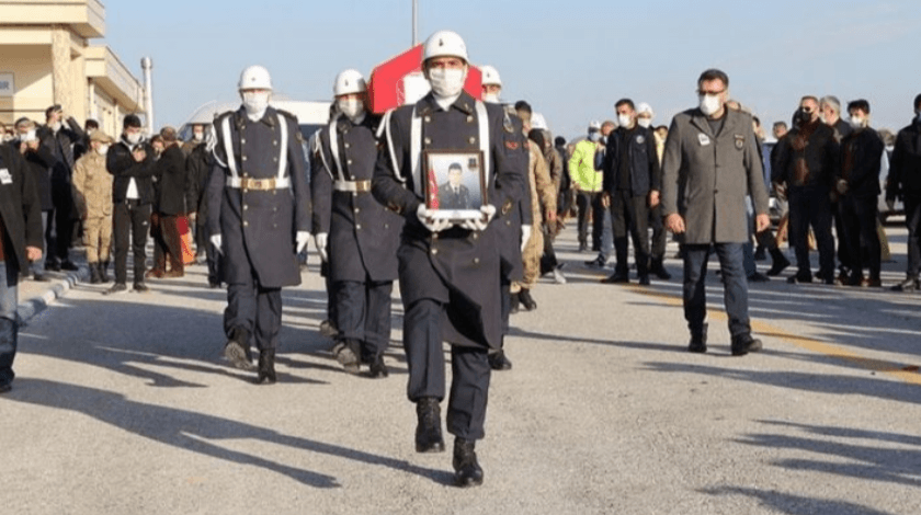 Gara Şehidi Astsubay Başçavuş Semih Özbey'e veda