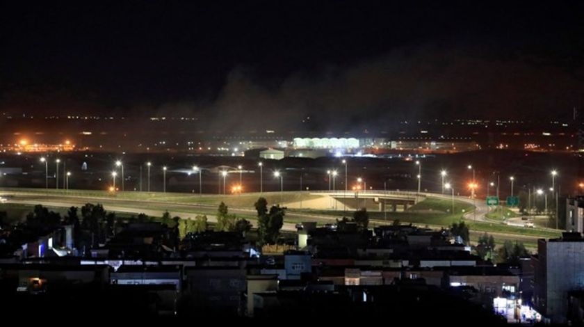 Erbil Havaalanı'na füzeli saldırı