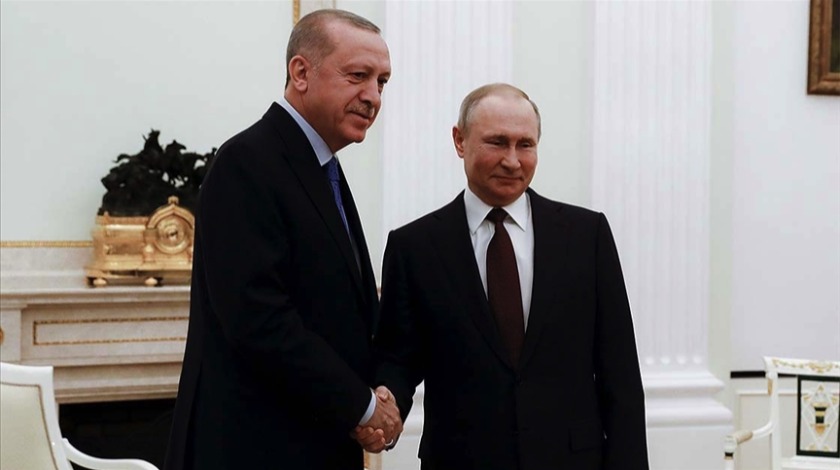 Cumhurbaşkanı Erdoğan Putin'le görüştü