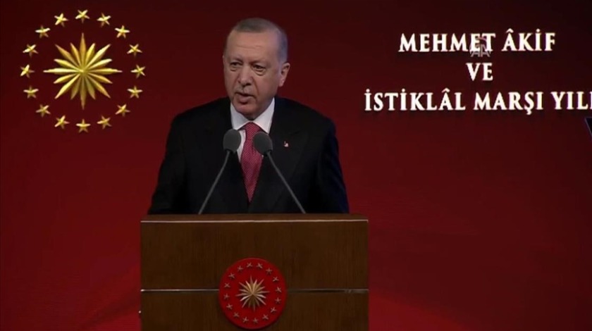 Cumhurbaşkanı Erdoğan: İstiklal Marşı 84 milyonun ortak paydasıdır