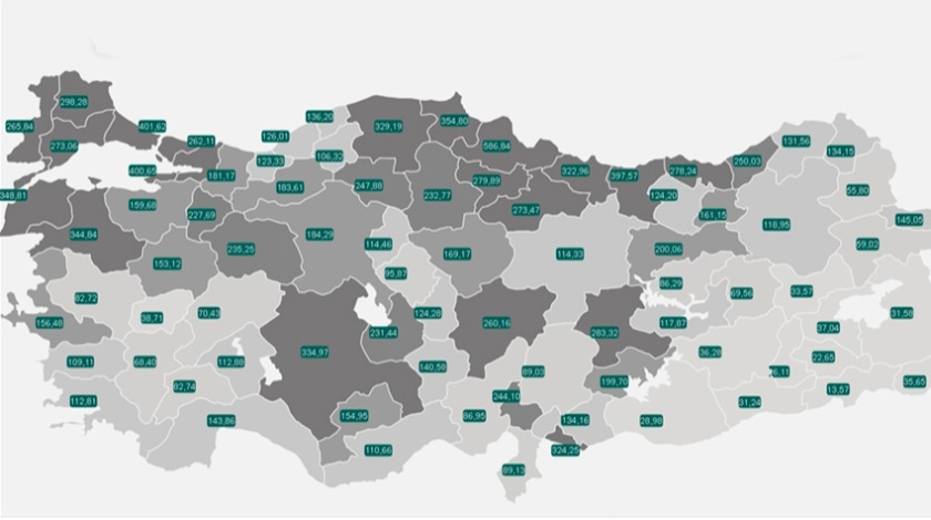 İllere göre haftalık vaka sayıları açıklandı