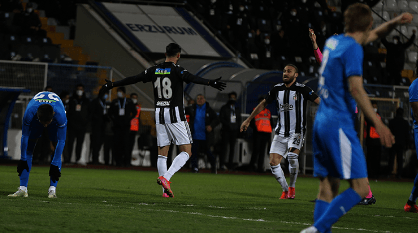 Beşiktaş Erzurum'da hata yapmadı! Tam 6 gol...