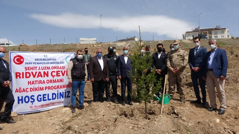 Afrin şehidinin ismi Van'da oluşturulan ormanda yaşatılacak