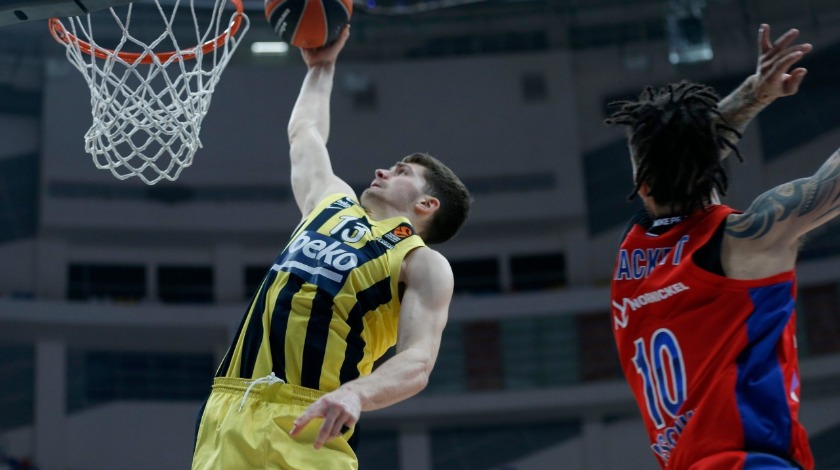 EuroLeague'de, Fenerbahçe deplasmanda CSKA'ya yenildi