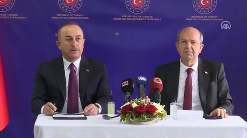 Mevlüt Çavuşoğlu ve Ersin Tatar'dan ortak açıklama