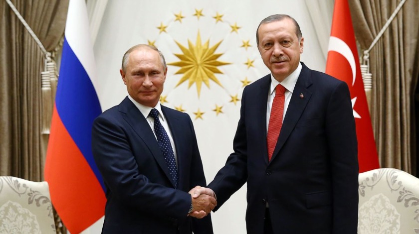 Cumhurbaşkanı Erdoğan, Putin ile Filistin'i görüştü