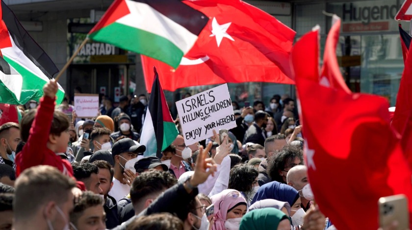 Avrupa'da İsrail protestoları devam ediyor