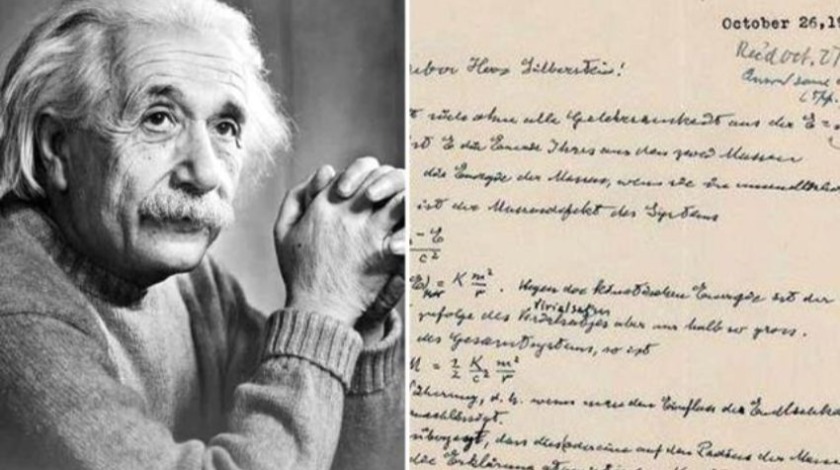 Einstein'ın mektubu 10 milyon TL'ye satıldı!