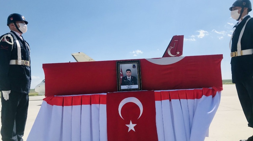 Şehit Jandarma Uzman Çavuş Hüseyin Keleş törenle Ankara’ya uğurlandı