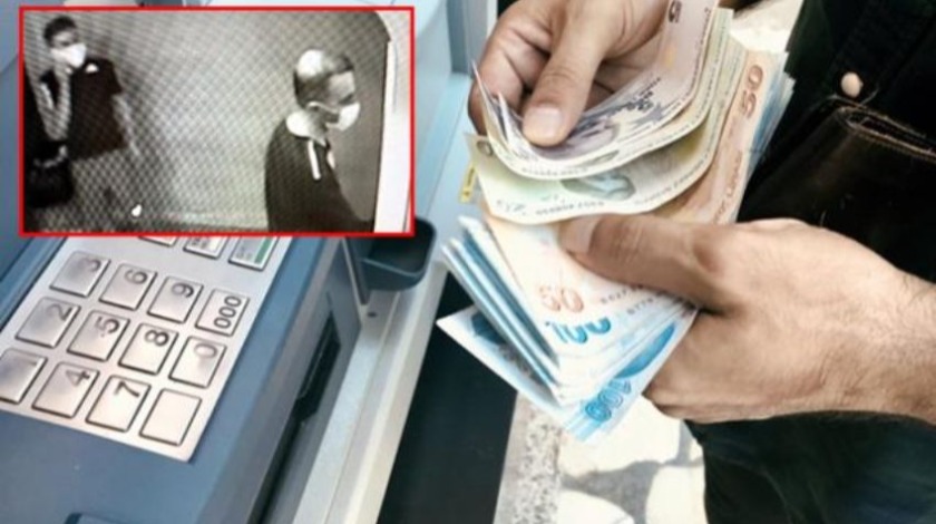 ATM'deki açığı fark ettiler, vurgun yaptılar