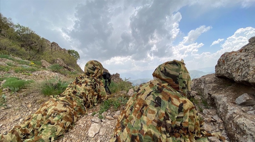 Irak'ın kuzeyinde 2 terörist etkisiz hale getirildi