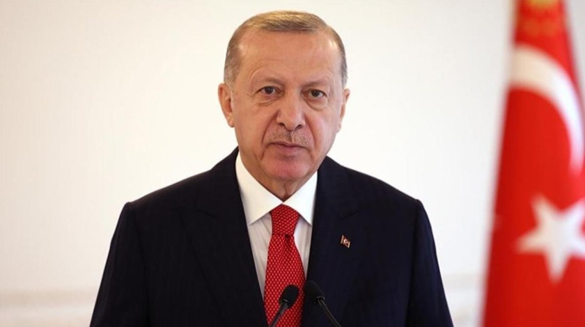 Cumhurbaşkanı Erdoğan'dan şehit ailesine başsağlığı mesajı