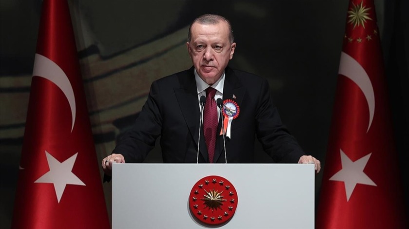 Cumhurbaşkanı Erdoğan MSÜ'de mezuniyet törenine katıldı