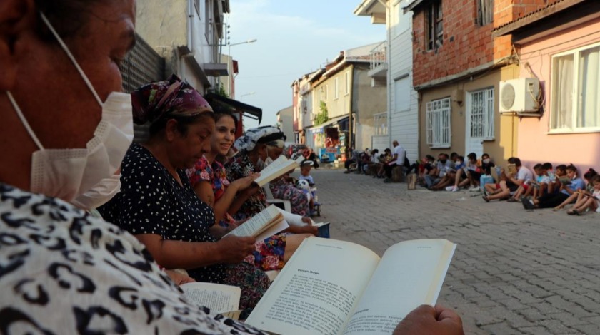 Edirne'de bir mahallede okuma seferberliği başlatıldı