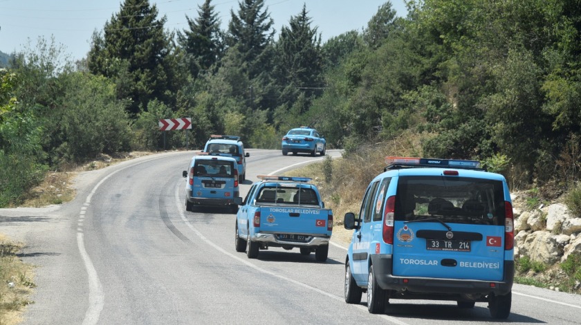 Toroslar Belediyesi ormanlık alanlarda denetimde