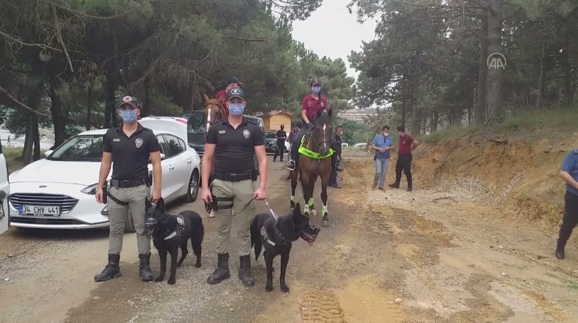 İstanbul'da ormanlık alanlardaki denetimler sürüyor