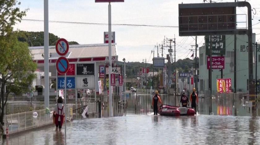 Japonya'da şiddetli yağış: Yaklaşık 1,42 milyon haneye tahliye çağrısı