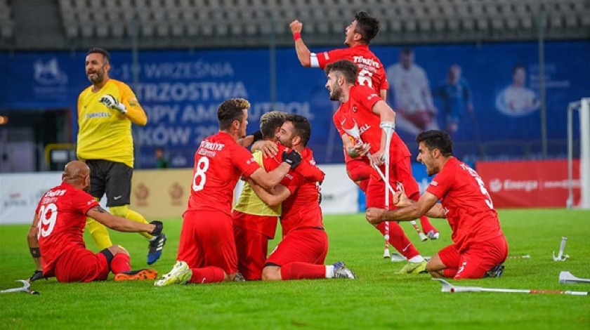 Ampute Futbol Milli Takımı şampiyonluk için sahaya çıkıyor