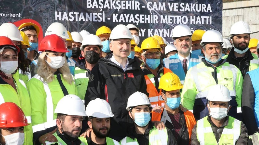 Başakşehir-Kayaşehir metro hattının yüzde 72'si tamamlandı