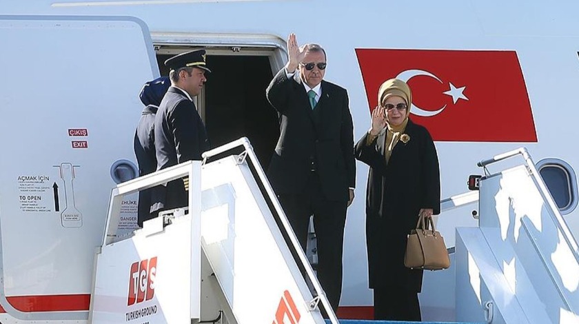 Cumhurbaşkanı Erdoğan Azerbaycan'a gitti