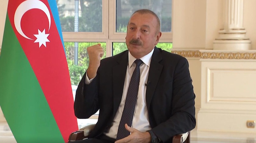 Aliyev: Bu topraklarda Azerbaycan dili, ezan sesi hakim olacak