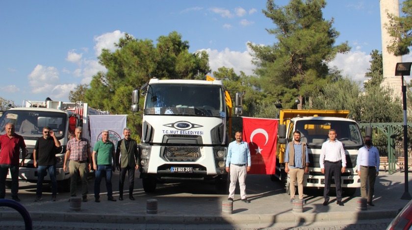 Mut Belediyesinde Hizmet Aracı Filosuna bir ilk geldi