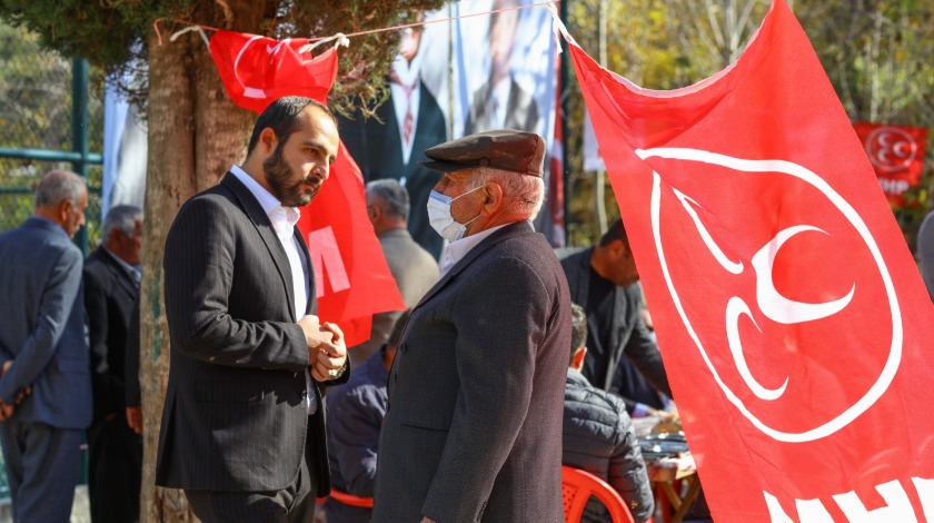 MHP Kadirli İlçe Teşkilatının köy toplantıları miting havasında gerçekleşiyor