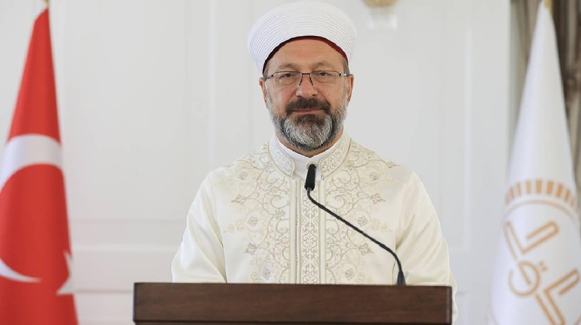 Diyanet İşleri Başkanı Erbaş'tan GKRY'deki cami saldırısına kınama