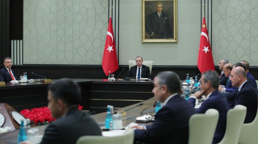 Cumhurbaşkanlığı Kabinesi yoğun gündemle toplandı