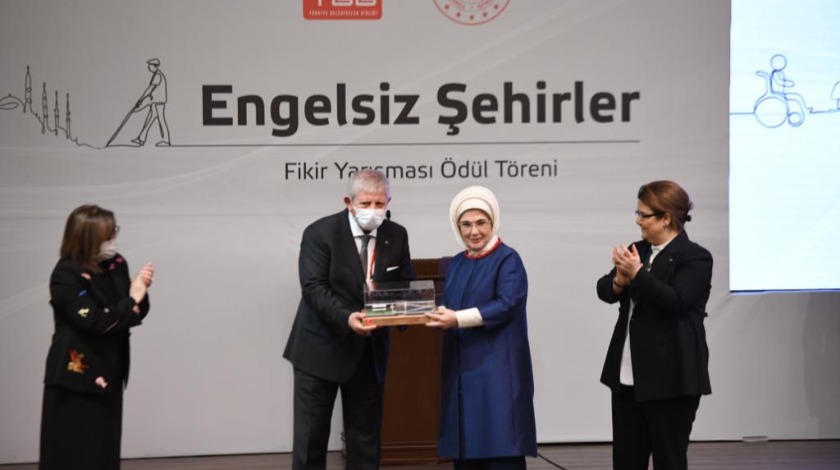 Engelsiz Şehirler Fikir Yarışmasından Amasya Belediyesine büyük ödül