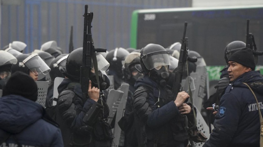 Kazakistan Polis Teşkilatı'ndan protesto gösterilerinin bilançosu açıklaması