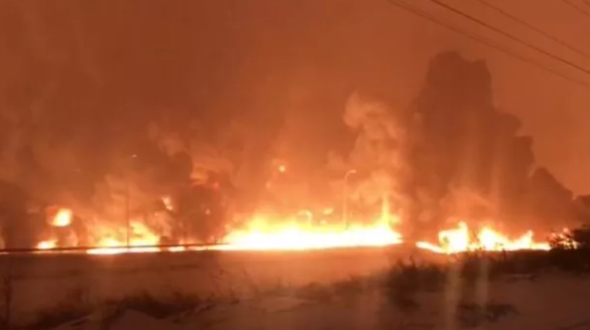 Kahramanmaraş'ta petrol boru hattında yangın!