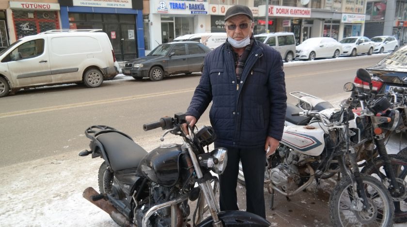 Çalınan motosikleti hurda halde bulununca sevinci kursağında kaldı