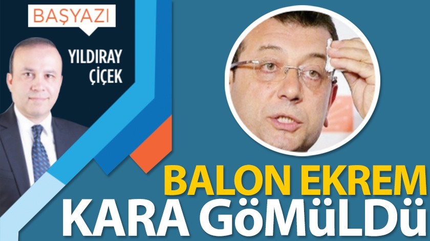 Balon Ekrem kara gömüldü