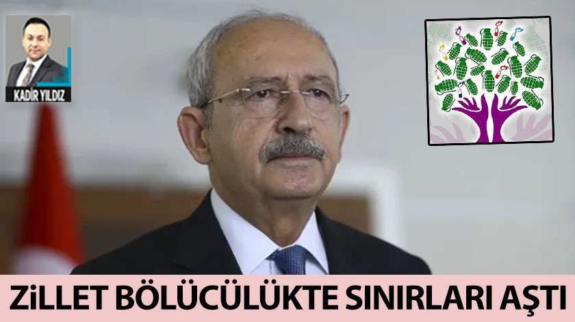 Zillet bölücülükte SINIRLARI AŞTI